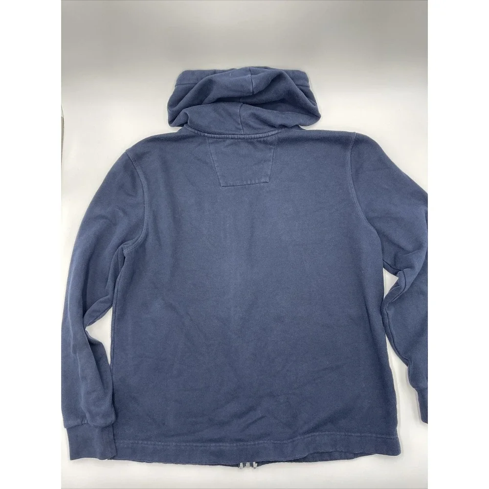 Nautica Mens Solid Blue Full Zip‎ Hoodie Size M #C464